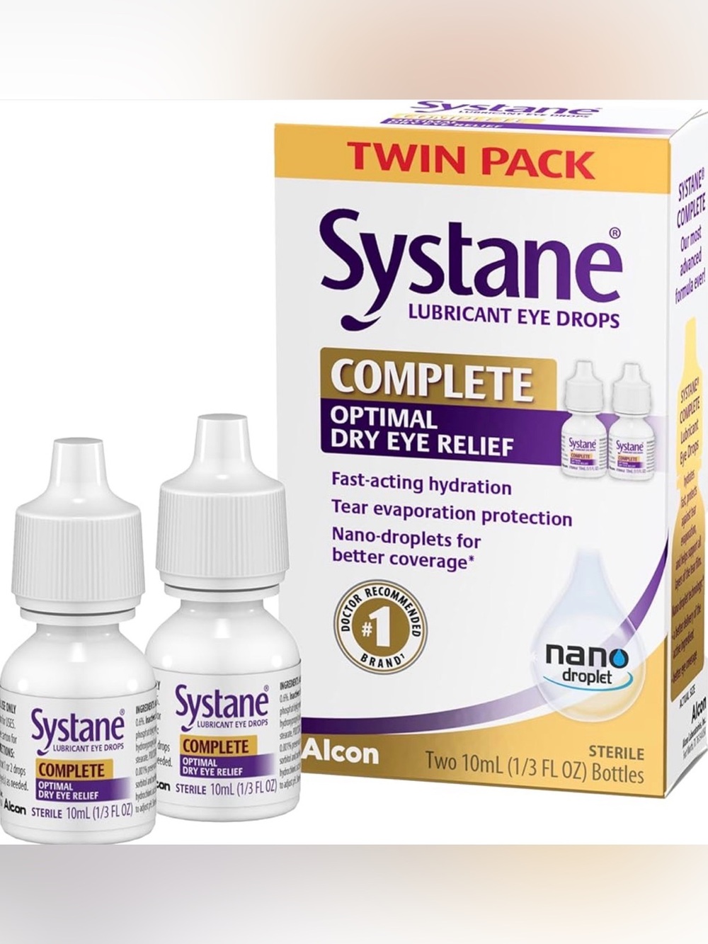 Systane Lubricant Eye Drops Twin Pack